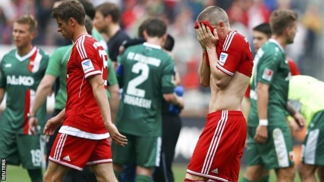Video clip bàn thắng: Bayern Munich 0-1 Augsburg (VĐQG Đức 2014/15)